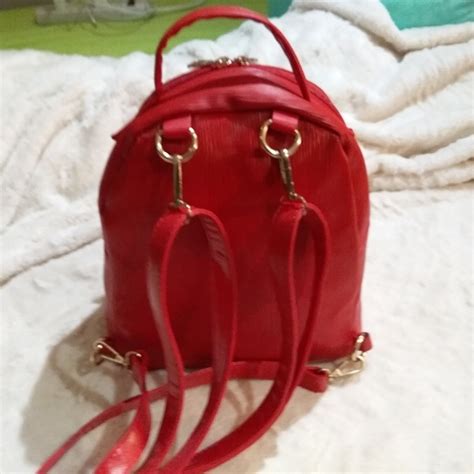 bags brand  red mini backpack poshmark