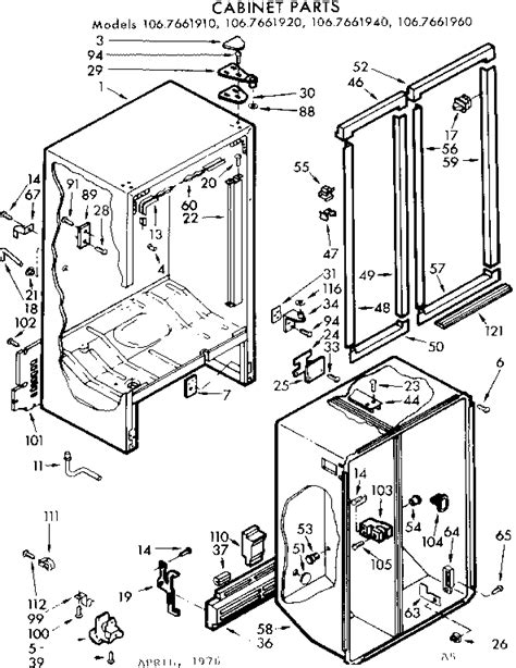 kenmore coldspot refrigerator parts model  sears partsdirect