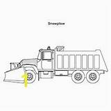 Coloring Plow Snow Pages Truck Jongens Kleurplaten Boys Trucks Divyajanani Colour Road sketch template