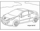 Peugeot sketch template