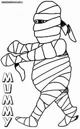 Mummy Coloring Pages sketch template