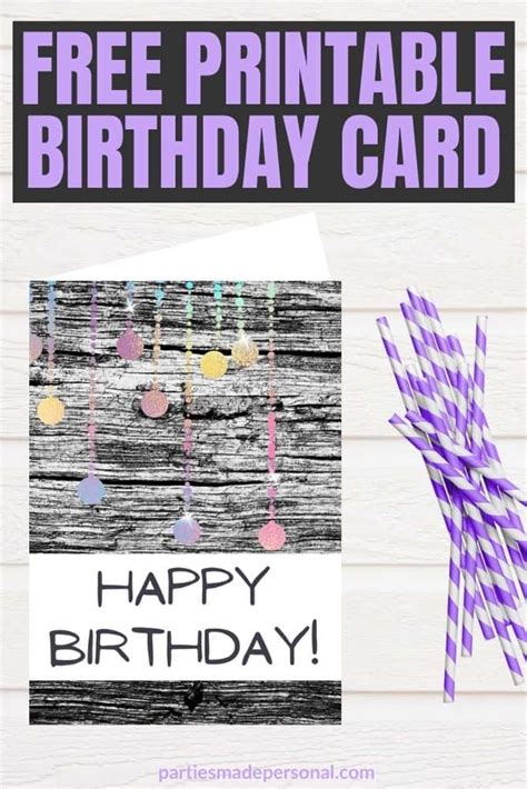 black  white birthday cards   printables parties  personal