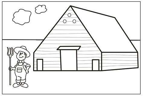 coloring pages farm coloring pages