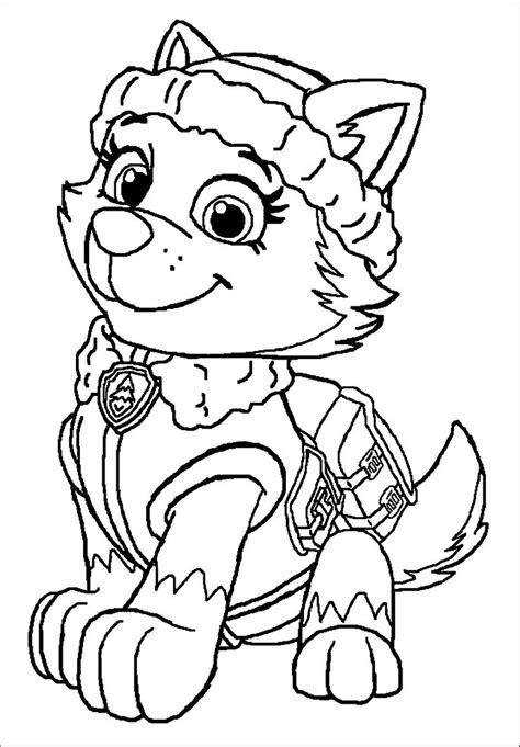 top  paw patrol coloring pages
