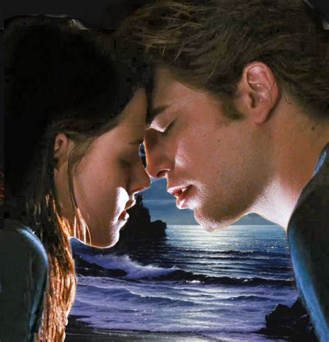 Edward And Bella Kiss By The Ocean Twilight Series Photo 3867040