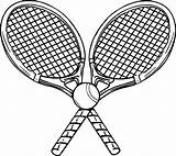 Tennis Racket Racquet Rackets 17qq Raquettes Wecoloringpage sketch template