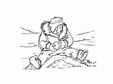 Inuit Coloriage Coloriages Personnages Garcons Garçons Partage Imprime Télécharge sketch template