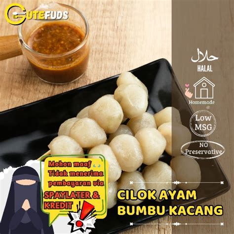 Jual Cilok Baso Ayam Homemade Bumbu Kacangandsaus Shopee Indonesia