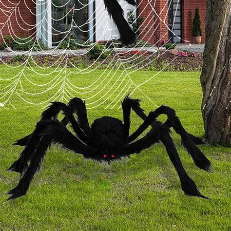 Halloween Giant Spider Halloween Scary Spider Props Hairy Spider With