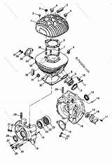 Xplorer Polaris Cylinder Crankcase Diagram Partzilla Parts Atv 1998 sketch template