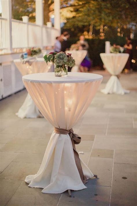 incredible ideas  decorate wedding cocktail tables