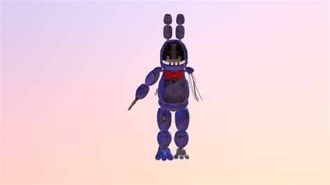 Withered Bonnie Fnaf 2 Download Free 3d Model By