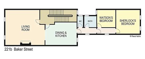 bbc sherlock  baker street floor plan sherlock baker street  apartment holmes flat