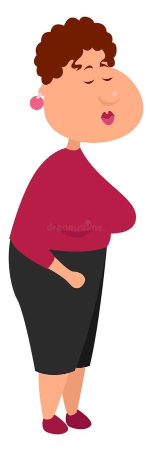 older women in virtual reality vr glasses stock vector illustration