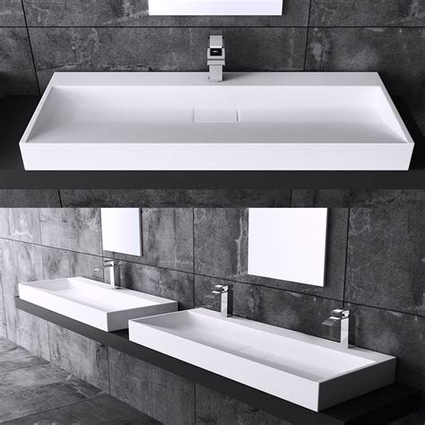 basin   designed  give  minimal   feel   larger