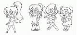 Chipettes Coloring Pages Alvin Chipmunks Chipwrecked Brittany Chipmunk Tgp Popular Gif Coloringhome Deviantart sketch template