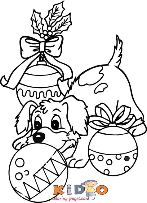 puppy coloring page christmas warehouse  ideas