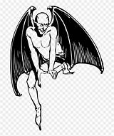 Devil Satan Squatting Pngfind sketch template