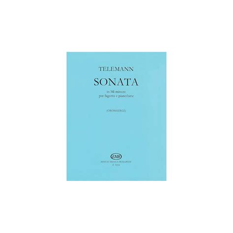 editio musica budapest sonata   minor  bassoon  piano emb series composed  georg