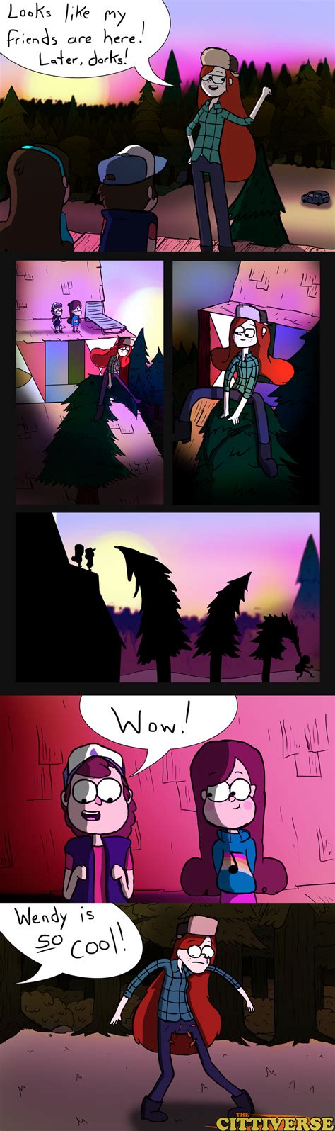 Tree Surfing Gravity Falls Comic By Thecittiverse On