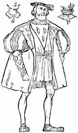 Theatre Shakespeare Henry King Complete Works Inspiration Fashion Costumes Gents Renaissance sketch template
