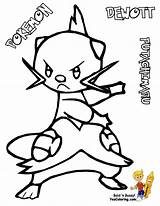 Coloring Pages Dewott Pokemon Getcolorings Colouring sketch template
