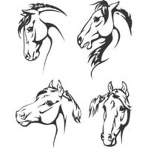 horse heads coloring pages surfnetkids