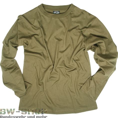 militaer langarmshirt pullover bw shop