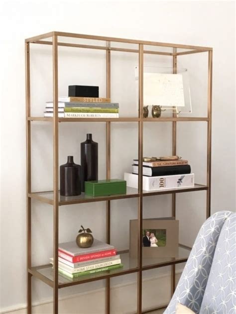 2020 Latest Gold Metal Bookcases