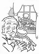 Muppet Resizing Vectorized Scanned sketch template