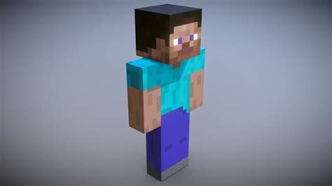 Minecraft Steve Download Free 3d Model By Vincent Yanez