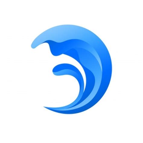blue logo template