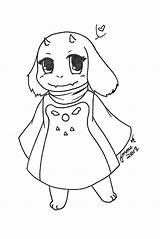 Undertale Toriel Pages Chibi Chan Tuxedo Coloring Betty Deviantart Drawings Template sketch template