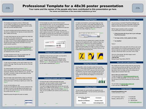 capstone project poster template  powerpoint research poster