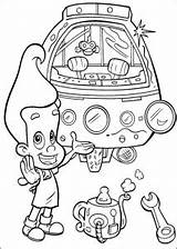 Neutron Jimmy Coloring Pages Print Color Kids Children Incredible Printable sketch template