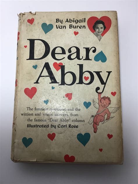 dear abby signed   edition autobiography  abigail etsy