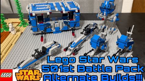 Lego Star Wars 501st Battle Pack Alternate Builds Youtube