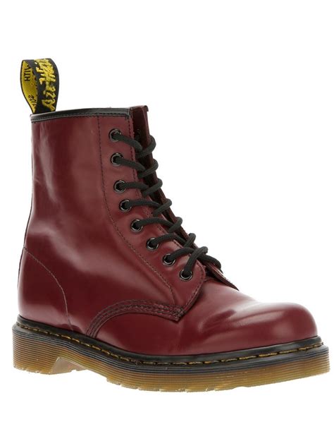 lyst dr martens  boot  red