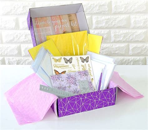 crafters companion monthly craft box subscription monthly craft kits