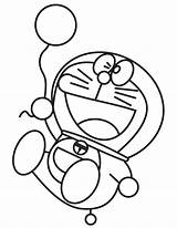Doraemon Coloring Balloon Pages Printable Holding Kids Hailey Astrocat Color Cartoon Tsum A4 Gif Balloons Choose Board Categories sketch template