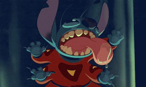 licking lilo and stitch find and share on giphy