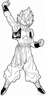 Gogeta Dragon Ball Goku Coloring Super Pages Saiyan Easy Drawing Draw Dbz Gt Sketch Tutorial Drawings Characters Steps God Clipart sketch template