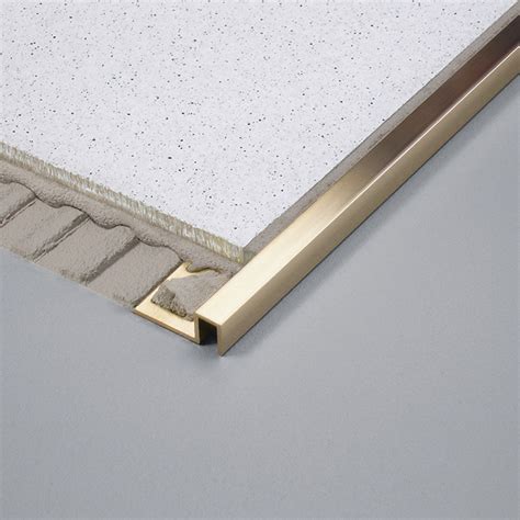 dural natural solid brass square edge tile trim dpm  buy metal square edge smart tile trim