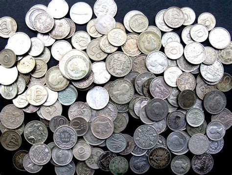 wereld partij zilveren munten  stuks zilver catawiki