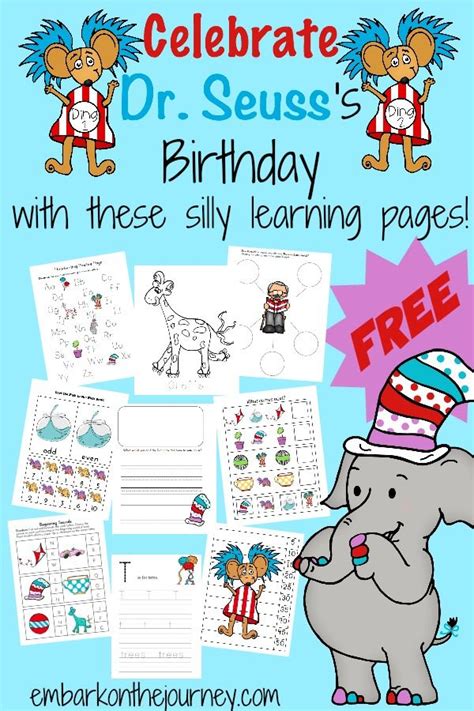 dr seuss activities  printables  early learners dr seuss