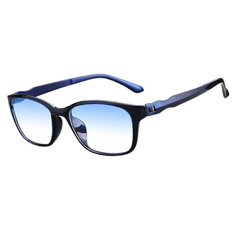 ultralight large frame anti blue light glasses tr90 resin lens plain