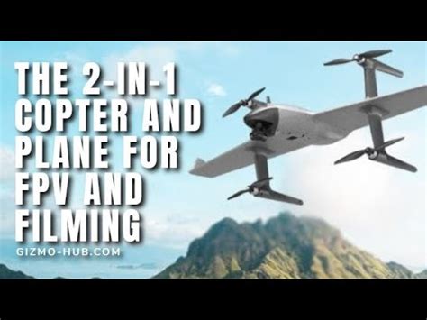 swan voyager vtol     copter  plane  fpv  filming kickstarter gizmo hub