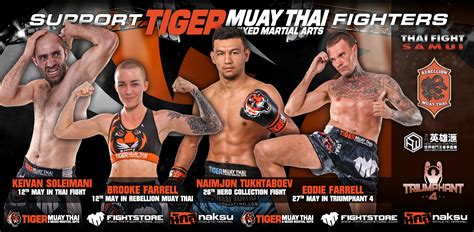 tiger muay thai pro muay thai team fighting all over the world this