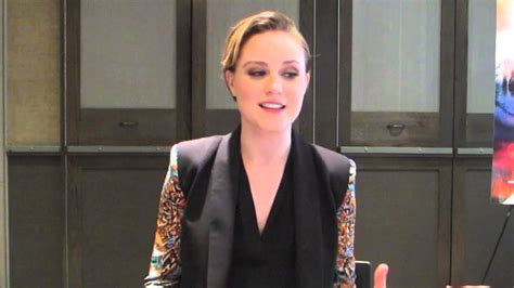 Evan Rachel Wood Talks Hair And Hollywood Youtube