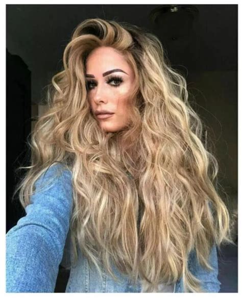 Ash Blonde Lace Front Wavy High Quality Wig Synthetic Hair Ebay